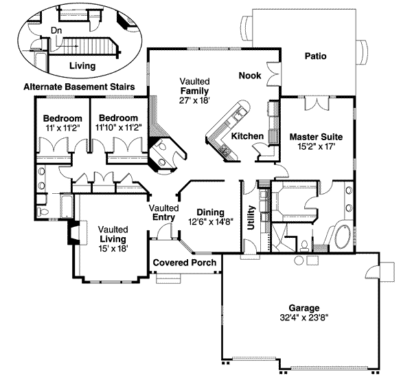 main floor house blueprint