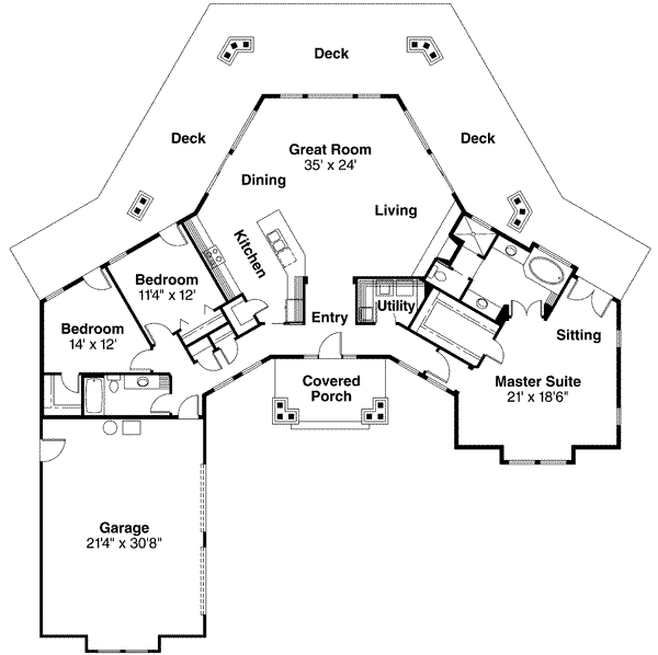 main floor house blueprint