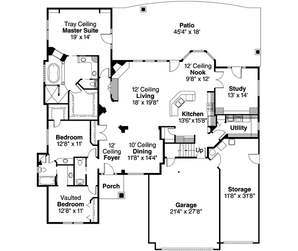 main floor house blueprint