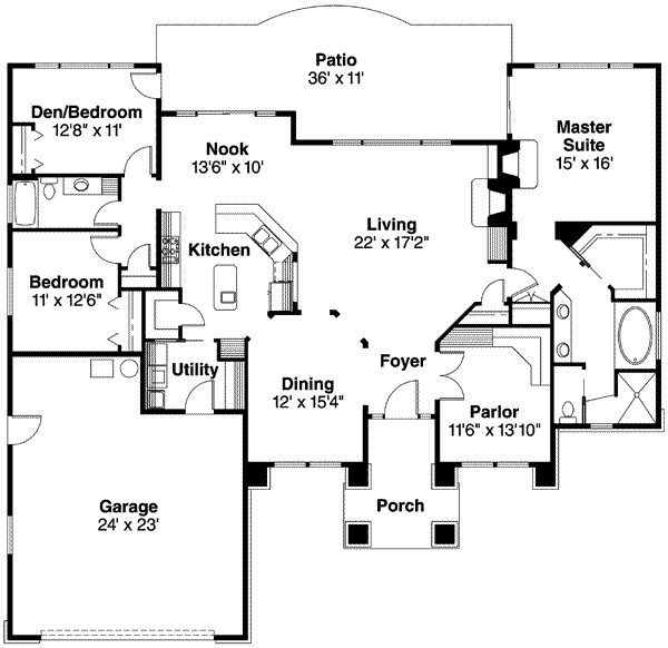 main floor house blueprint