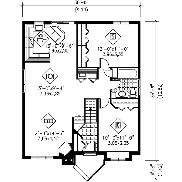main floor house blueprint