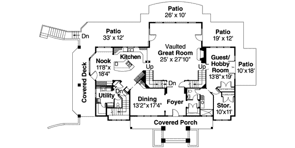 main floor house blueprint