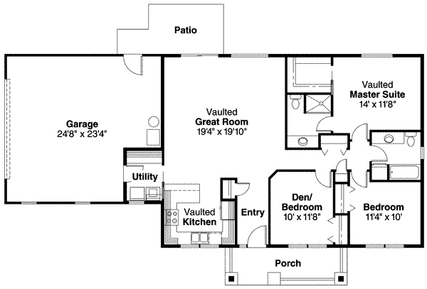 main floor house blueprint