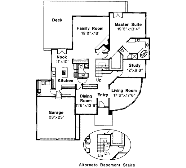 main floor house blueprint