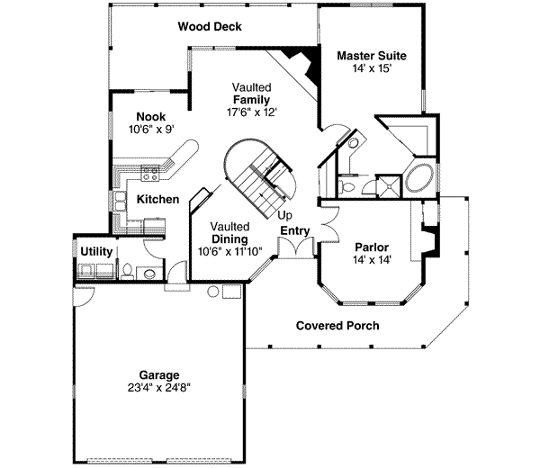main floor house blueprint