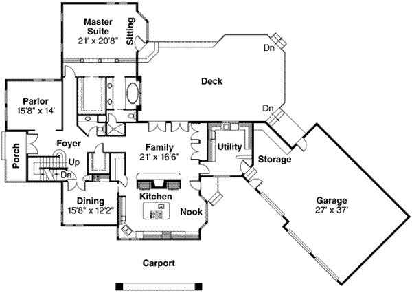 main floor house blueprint