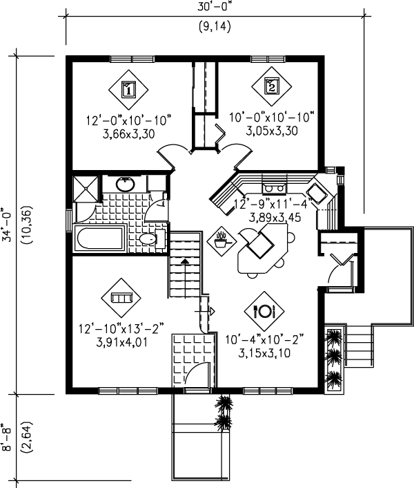 main floor house blueprint
