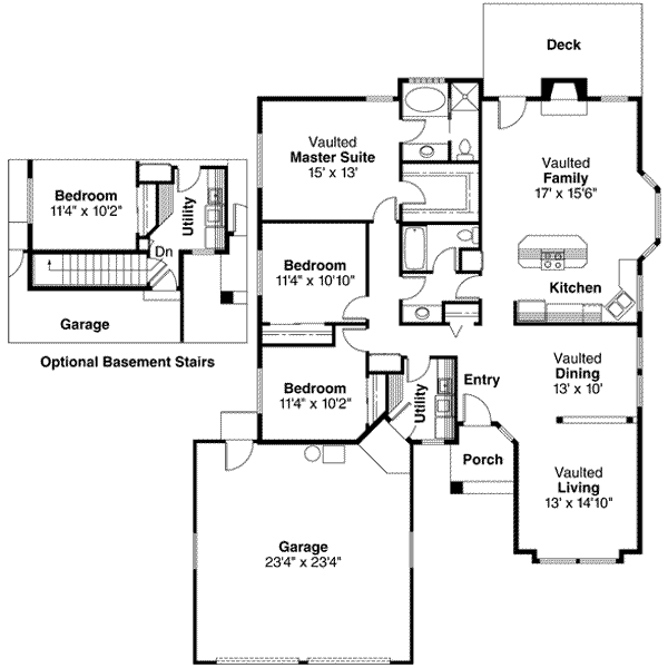 main floor house blueprint
