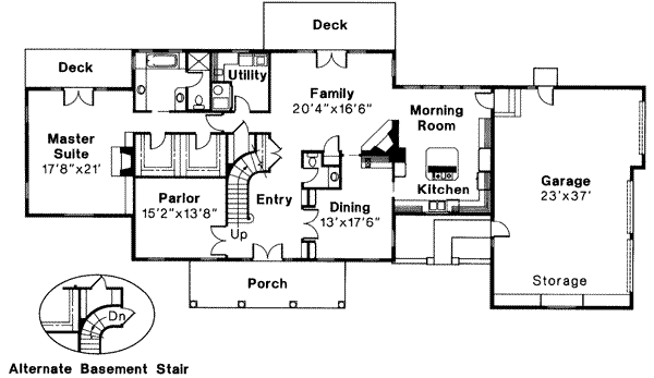 main floor house blueprint