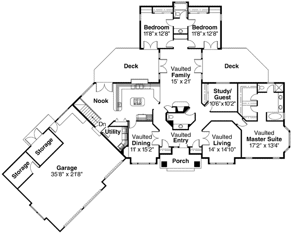 main floor house blueprint