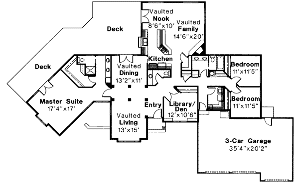 main floor house blueprint