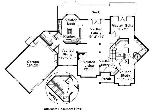 main floor house blueprint