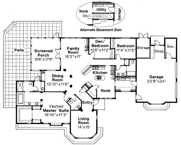 main floor house blueprint