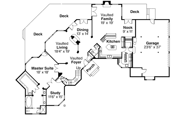 main floor house blueprint