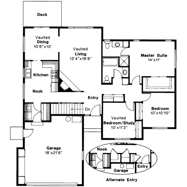 main floor house blueprint