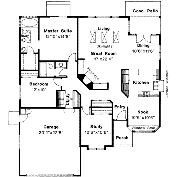 main floor house blueprint