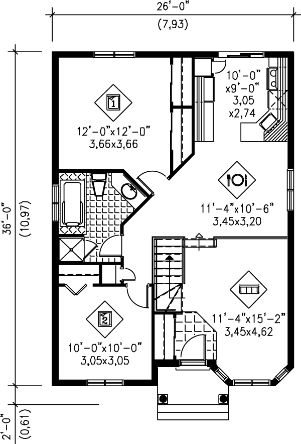 main floor house blueprint