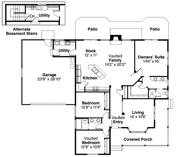 main floor house blueprint