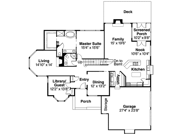 main floor house blueprint