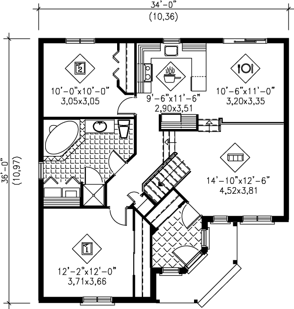 main floor house blueprint