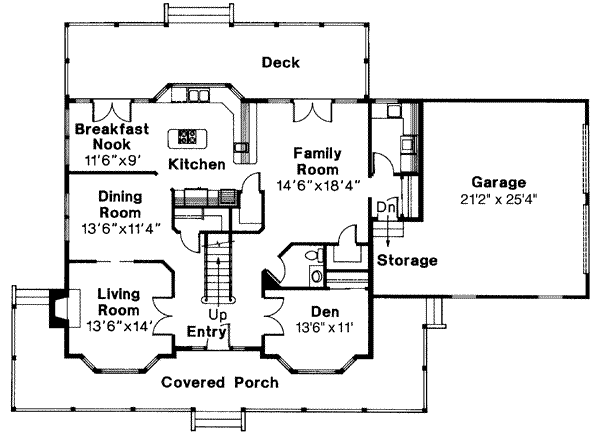 main floor house blueprint
