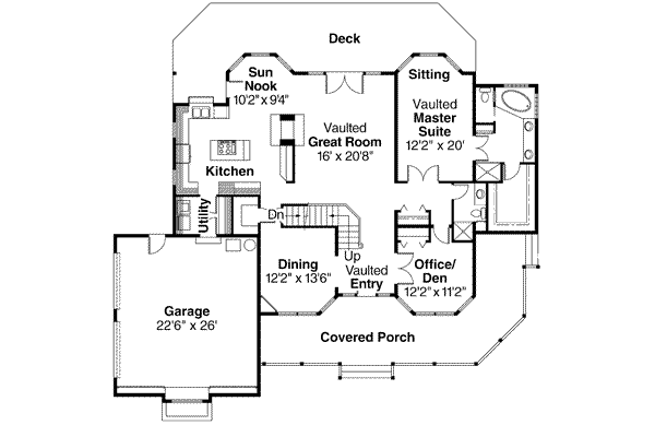 main floor house blueprint
