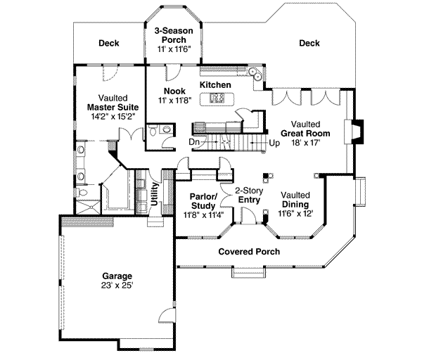 main floor house blueprint