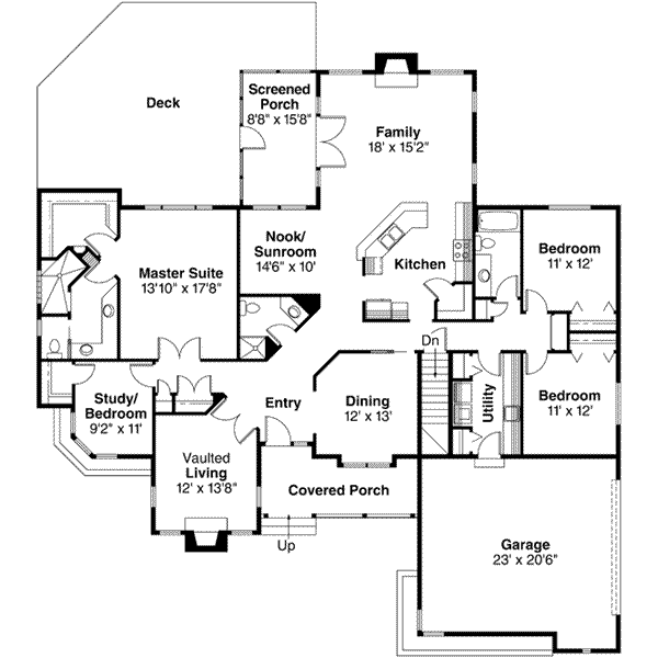 main floor house blueprint