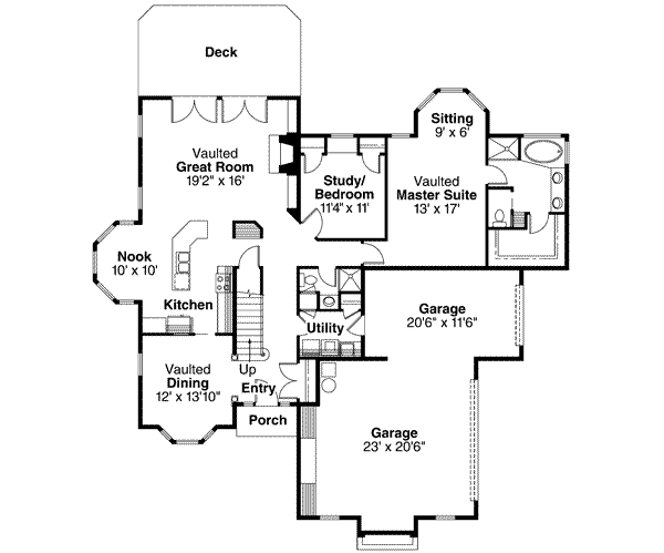 main floor house blueprint