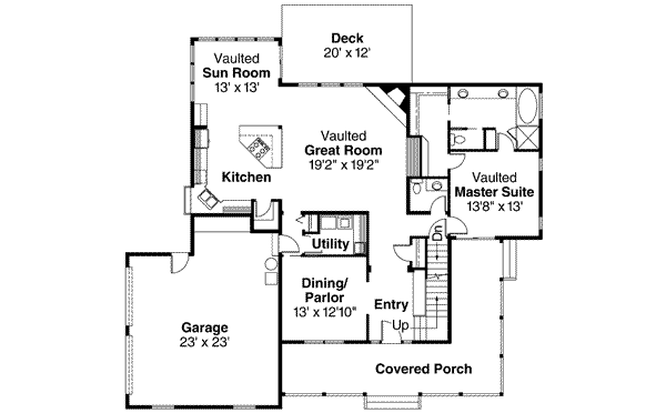 main floor house blueprint