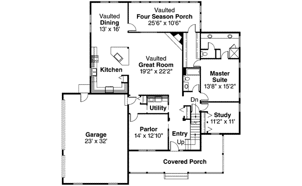 main floor house blueprint