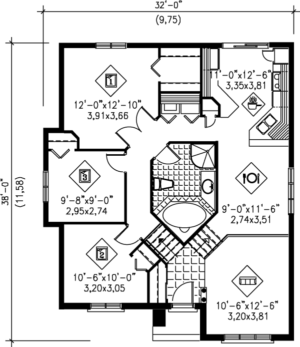 main floor house blueprint