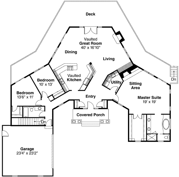 main floor house blueprint