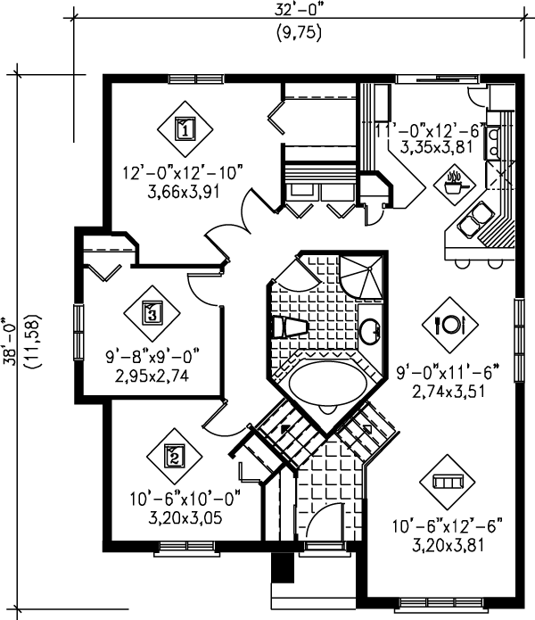 main floor house blueprint