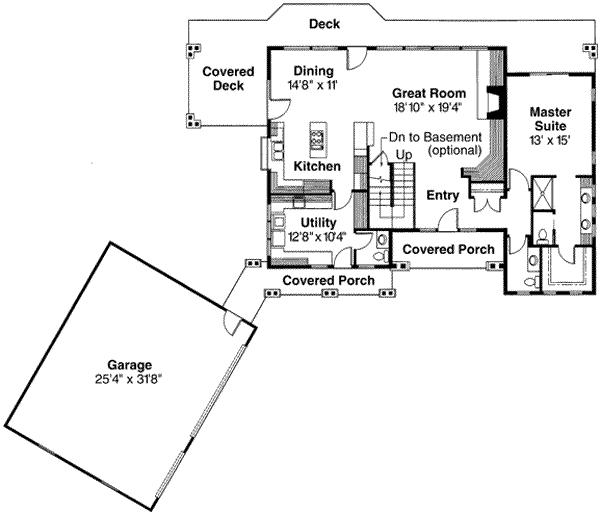 main floor house blueprint