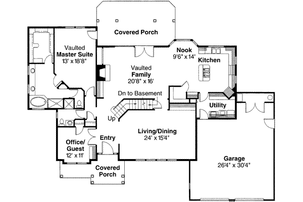 main floor house blueprint