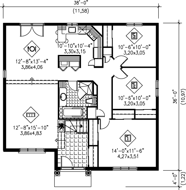 main floor house blueprint