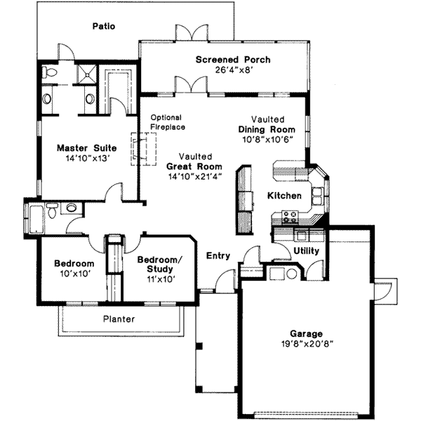 main floor house blueprint