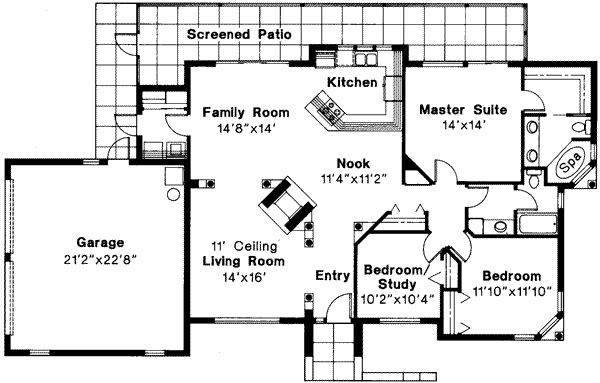 main floor house blueprint
