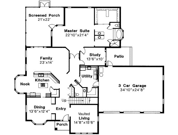 main floor house blueprint