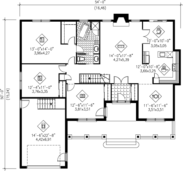 main floor house blueprint