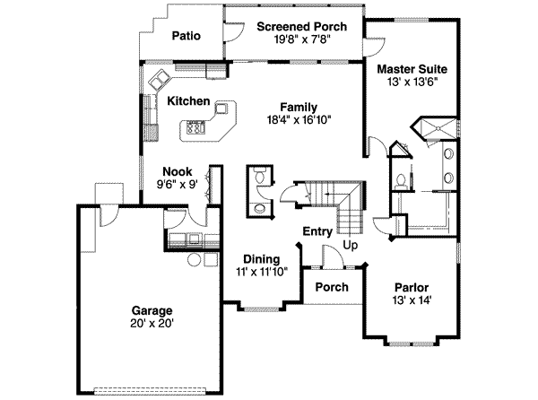 main floor house blueprint