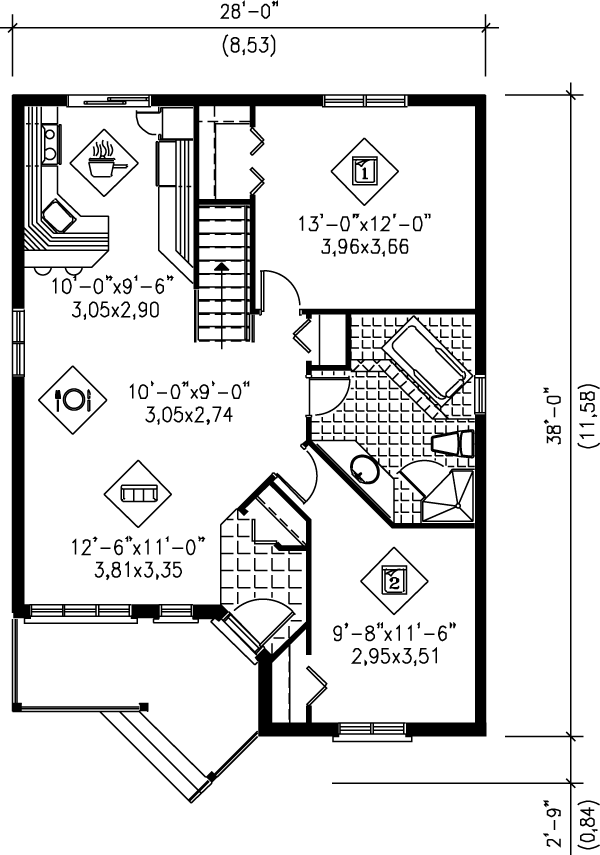 main floor house blueprint