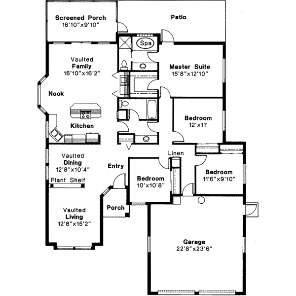 main floor house blueprint