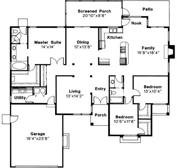 main floor house blueprint