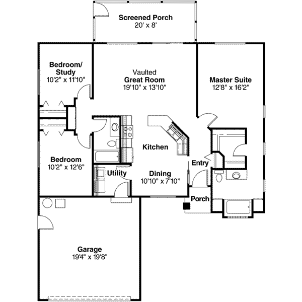 main floor house blueprint
