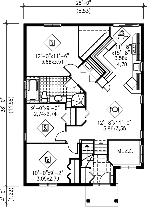 main floor house blueprint