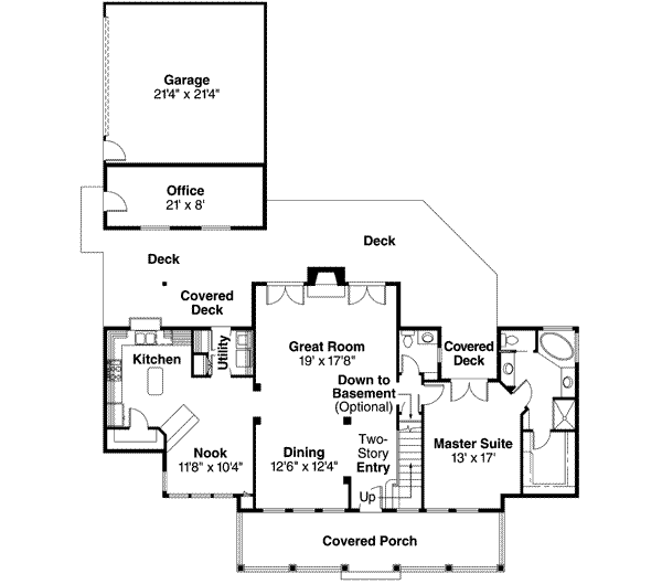 main floor house blueprint