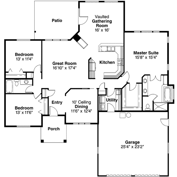 main floor house blueprint