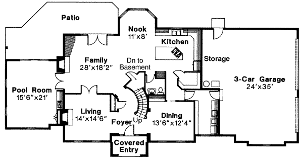 main floor house blueprint